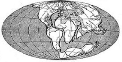 Mapa continentes Wegener 2