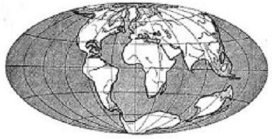 Mapa continentes Wegener 3