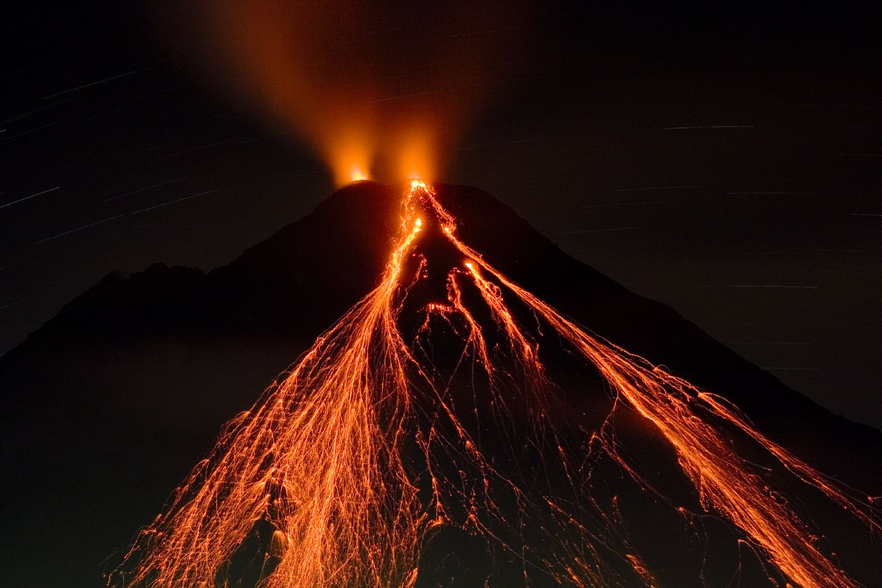 Imagen de un volcán