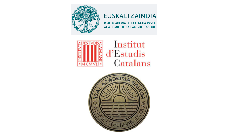 Reales academias de las lenguas vasca, gallega y catalana